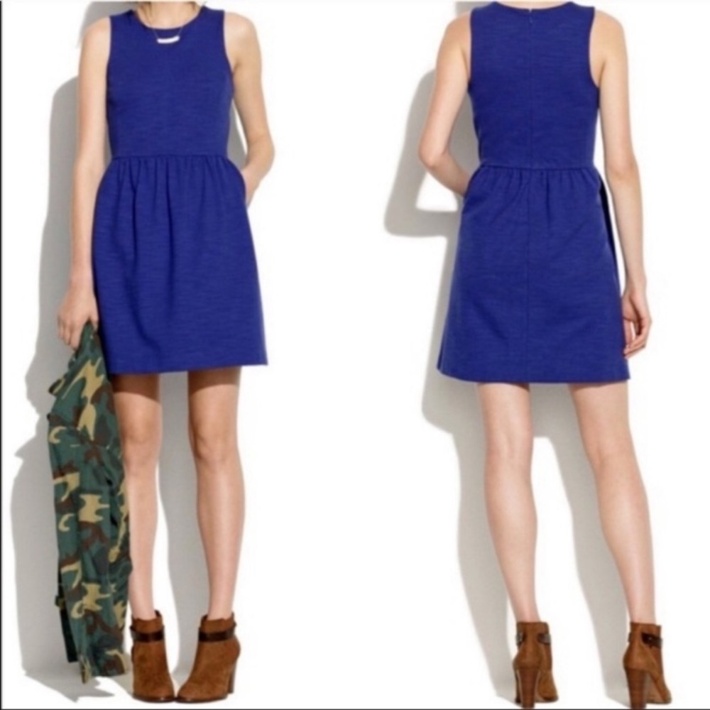 Madewell Royal Blue Sleeveless Dress